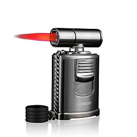 Mua Vỏ Hột Quẹt Bật Lửa Khò gas 4 tia Honest BCZ-346 thiết kế đẹp độc lạ - dùng gas cao cấp ( giao màu ngẫu nhiên )
