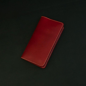 VÍ DA UNISEX THỦ CÔNG,ĐỒ DA HANDMADE CAO CẤP, VÍ DA THỜI TRANG