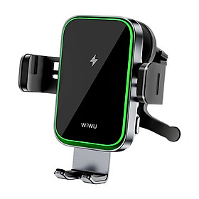 Giá đỡ điện thoại Wiwu Freelander CH-313 Car Mount trên ô tô, hỗ trợ sạc không dây 15W - Hàng chính hãng