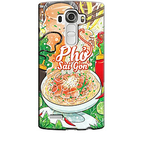 Ốp lưng dành cho điện thoại LG G4 Hình Phở Sài Gòn - Hàng chính hãng