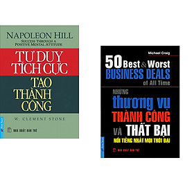 Hình ảnh Combo 2 cuốn sách: Tư Duy Tích Cực Tạo Thành Công +  Những Thương Vụ Thành Công và Thất Bại