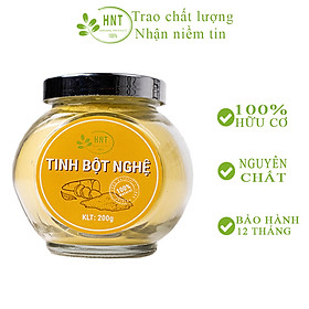 Tinh bột nghệ Nano HNT 200g - Đã được kiểm nghiệm và công bố - 100% Nguyên chất - Nguyên liệu hữu cơ - Sản phẩm chính hãng - Uy tín - Chất lượng