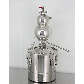 Mua Nồi chưng cất tinh dầu 50 lít hồ lô cao cấp dùng bếp từ gas than củi chưng cất tất cả các loại nguyên liệu