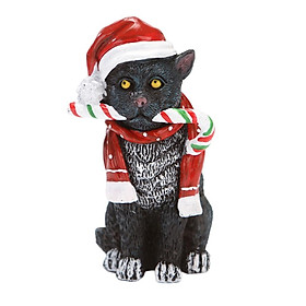 Christmas Cat Resin Crafts Decoration Home Decoration Desktop Ornaments