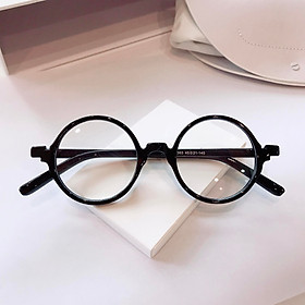Kính Mắt Chống Ánh Sáng Xanh, Uv Dáng Tròn Nhỏ Gọng Nhựa Cho Nam và Nữ