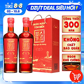 1 cặp 2 chai 500ml nước mắm tôm biển 45N