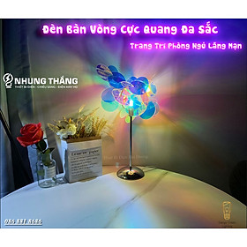 Mua Đèn Bàn Trang Trí Vòng Cực Quang Đa Sắc DB-913 DB-914 - 2 Kích Thước - Trang Trí Phòng Ngủ Lãng Mạn - Có Video