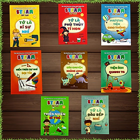 Trọn Bộ 10 Quyển Học Viện Khoa Học Và Công Nghệ Happy Kids - Steam For Kids