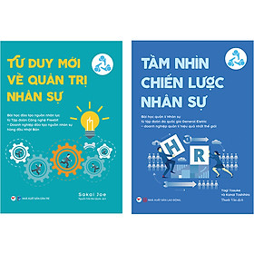 Hình ảnh sách Combo 2 Cuốn: Tư Duy Mới Về Quản Trị Nhân Sự + Tầm Nhìn Chiến Lược Nhân Sự