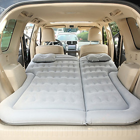Đệm Giường Hơi Ô Tô Cao Cấp, Đệm hơi xe SUV kèm bơm điện + Tặng kèm 1 bơm hơi bằng tay màu ngẫu nhiên
