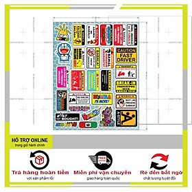 28 LOGO STICKER TRANG TRÍ XE MÁY,ĐIỆN THOẠI - BI DECAL