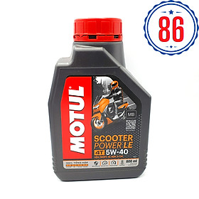 Nhớt Xe Tay Ga Motul Scooter Power Le 4t 5w40 20x0.8l Vn (800ml)