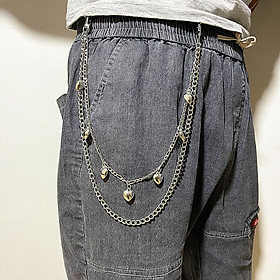 Dây chuyền thắt lưng xích đeo cạp quần jeans