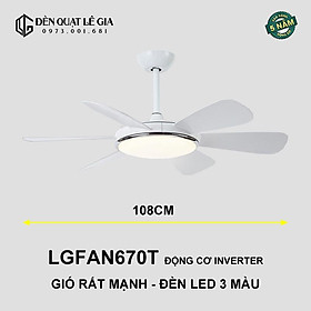 Mua Quạt Trần Chung Cư LGFAN670T | Quạt Trần Cho Phòng Ăn