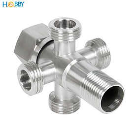 Mua Van chia nước ra 4 nhánh inox 304 ren ngoài 21 Hobby home decor DNV5