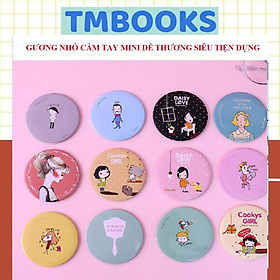 Gương mini cầm tay Hàn Quốc dễ thương - TMBOOKS