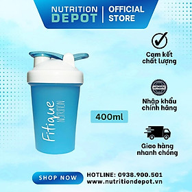 Bình lắc Shaker Fitique Nutrition 400ml phù hợp Gymer, hòa tan dễ dàng - Nutrition Depot Vietnam