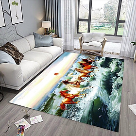 Mua Thảm Trải Sàn Bali VN Cao Cấp Trang Trí Phòng Khách - 4. Mã Đáo Thành Công