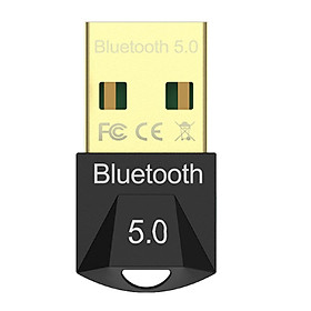 Bluetooth 5.0 Adapter Wireless Dongle Stereo Receiver Audio For PC Laptop TV