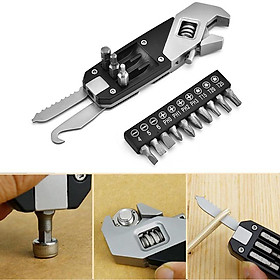 Cờ Lê, Mỏ Lết Với Tua Vít Mini 17 in 1 Dụng Cụ Sửa Chữa Cầm Tay, Sửa Chữa Nhà Cửa Đa Năng Gấp Nhỏ Gọn Thép Không Gỉ Tiện Lợi Mai Lee