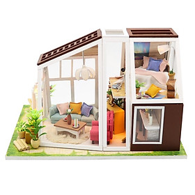 đồ chơi handmade lắp gáp mô hình trang trí 3D ngôi nhà The Aurora Hut mini