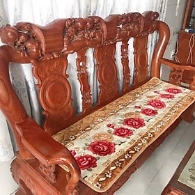 Mua thảm  lót ghế so fa đệm ghế gỗ