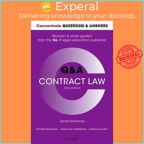 Sách - Concentrate Questions and Answers Contract Law - Law Q&A Revision and S by James Devenney (UK edition, paperback)