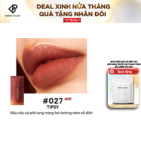 Son Kem Perfect Diary ReadMe Lip Sheer Velvet Chất Kem Nhung Lì Lâu Trôi Màu Sắc Tùy Chọn 4g