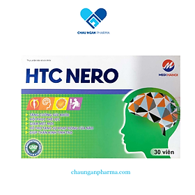 Viên bổ não HTC Nero Hộp 30 viên - Giúp tỉnh táo - tập trung cao - Châu Ngân Pharma