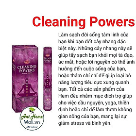 Thanh hương HEM CLEANING POWERS - Dọn sạch, sắp xếp lại năng lượng