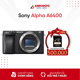 Mua Máy Ảnh Sony Alpha A6400 (Body/Lens E PZ 16-50mm) - Hàng Chính Hãng