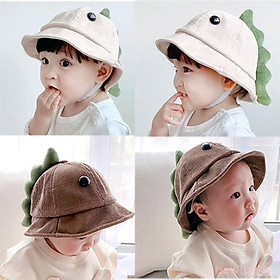 Hình ảnh Nón khủng long cho bé mũ beret bé trai bé gái dễ thương