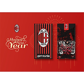 COMBO 10 Bao Lì Xì Năm Mới 2024 Giáp Thìn (FC AC MILAN) 8X16cm – Đẹp - Ý Nghĩa