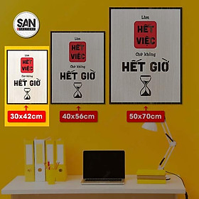 Mua Tranh slogan treo tường SAN006  tranh khắc chữ truyền cảm hứng  tạo động lực làm việc