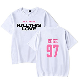 Áo phông Black Pink Rose KILL THIS LOVE in hai mặt