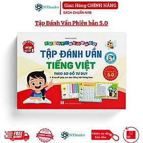 Hình ảnh Sách Tập đánh vần tiếng Việt - Theo sơ đồ tư duy - Bản mới nhất 5.0 - Quét mã QR để nghe hướng dẫn đọc