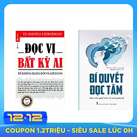 Combo Sách Hay: Đọc Vị Bất Kỳ Ai - Để Không Bị Lừa Dối Và Lợi Dụng + Bí Quyết Đọc Tâm - Thấu Hiểu Người Khác Chỉ Trong Giây Lát - (Tặng Kèm Bookmark Thiết Kế)