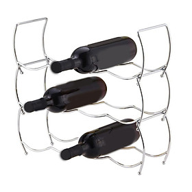 Three Tier Wine Rack wine Bottle Holder for Party Gift Ornament