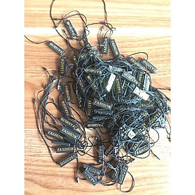 100 dây treo thẻ bài có thanh ngang màu đen