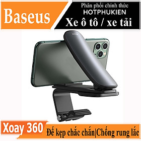 Mua Giá đỡ điện thoại dạng kẹp ngang trên xe ô tô hiệu Baseus Big Mouth Pro Car Mount iPhone  Samsung  Oppo  Xiaomi  Huawei  Nokia (chế độ xoay 360 độ  vật liệu metal cao cấp  thiết kế nhỏ gọn  dùng cho điện thoại 4.7 đến 6.5 inch) - hàng nhập khẩu