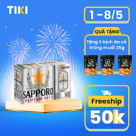 Bia Sapporo Premium - Thùng 24 lon 330ml