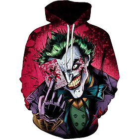 Áo Hoodie Unisex In 3D Hình Joker - Size M