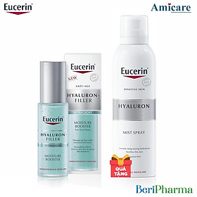 Eucerin Tinh Chất Cấp Ẩm Hyaluron-Filler Moisture Booster 30ml Tặng Hyaluron Mist Spray 150ml