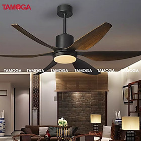 Mua Quạt trần đèn phòng khách 6 cánh TAMOGA CLARA 8090 + Tặng kèm khiển