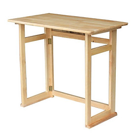 Mua Bàn học gỗ xếp gấp gọn đa năng  4 cạnh mặt bàn được bo tròn