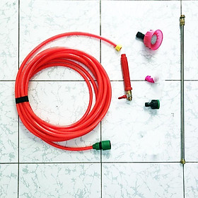 Mua bộ com bô 10m dây tay cầm cần khoá béc đấu vào vòi nước ra đình