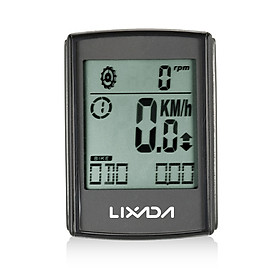 Đồng Hồ Đo Tốc Độ Và Đếm Nhịp Xe Đạp 2 Trong 1 Màn Hình LCD Không Dây Chống Nước Lixada