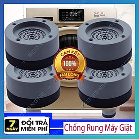 Bộ 4 miếng đệm cao su lót chân máy giặt chống rung chống ồn