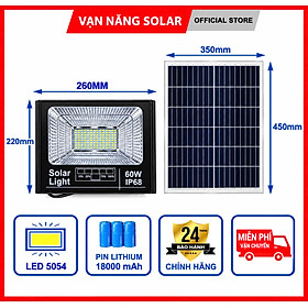 Đèn năng lượng mặt trời 60W