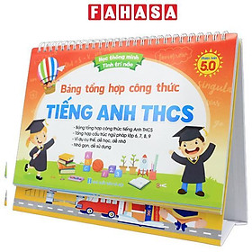 Sách - Bảng Tổng Hợp Công Thức Tiếng Anh THCS